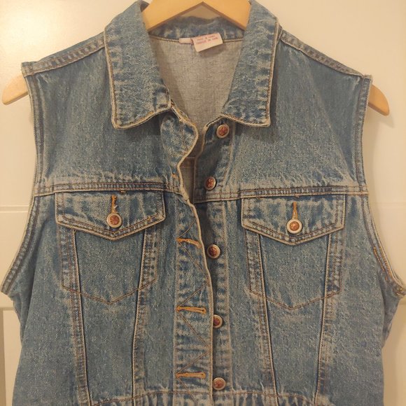 Vintage Jean Vest - Picture 1 of 2